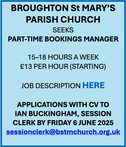 Broughton St Mary's Parish Church job advert
