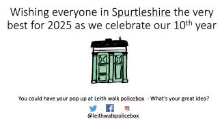 LEITH Walk Police Box advert