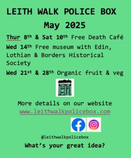 Leith Walk Police Box advert