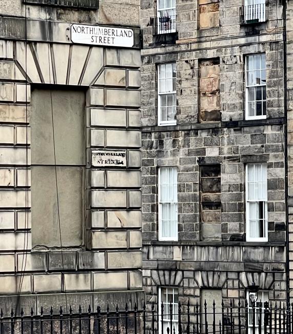 Northumberland Street sign