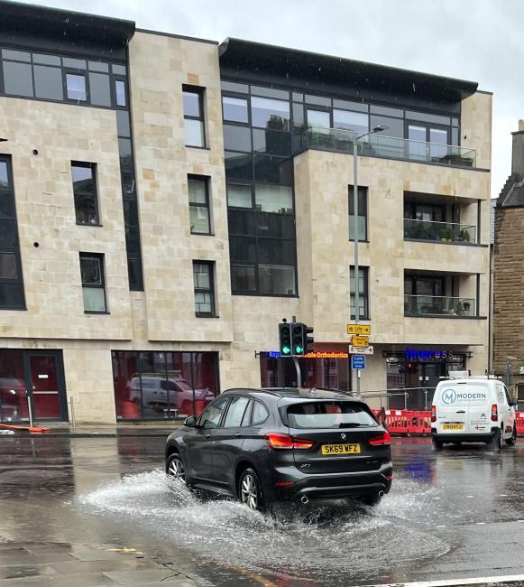 Canonmills puddle